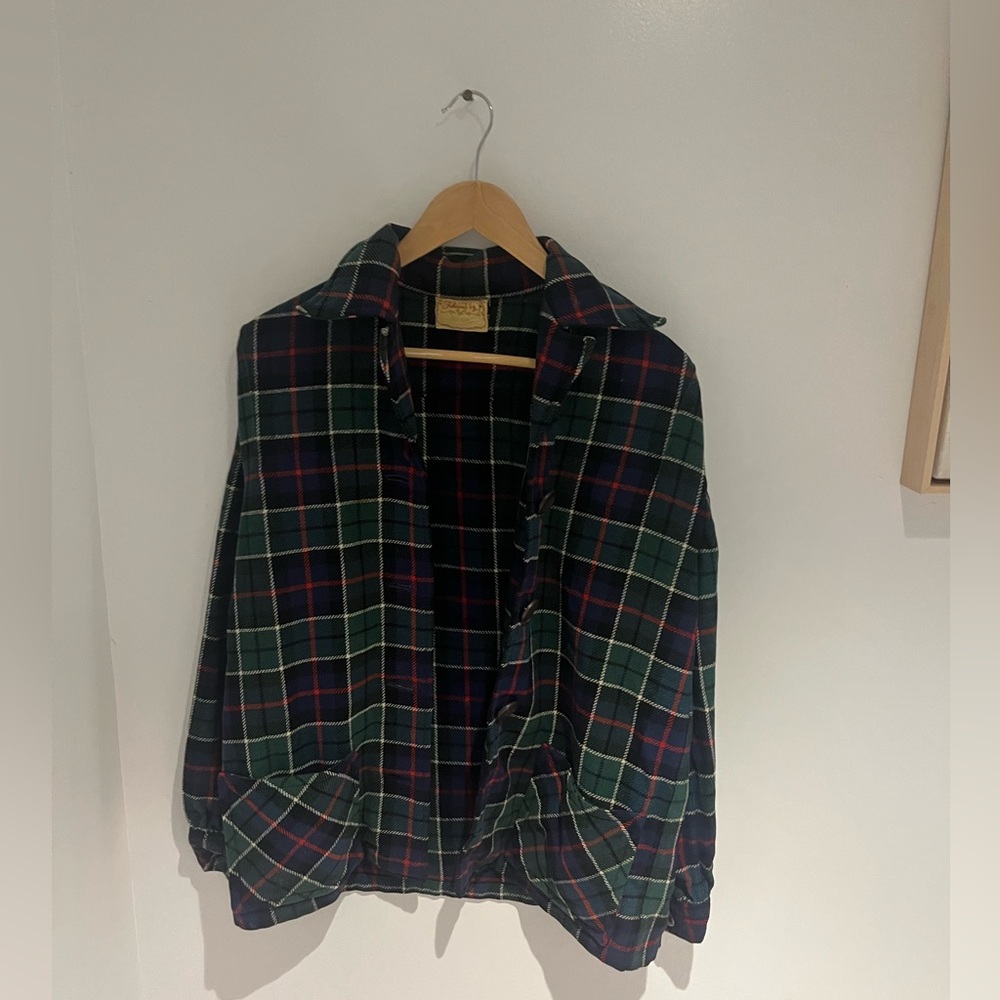 Plaid button down